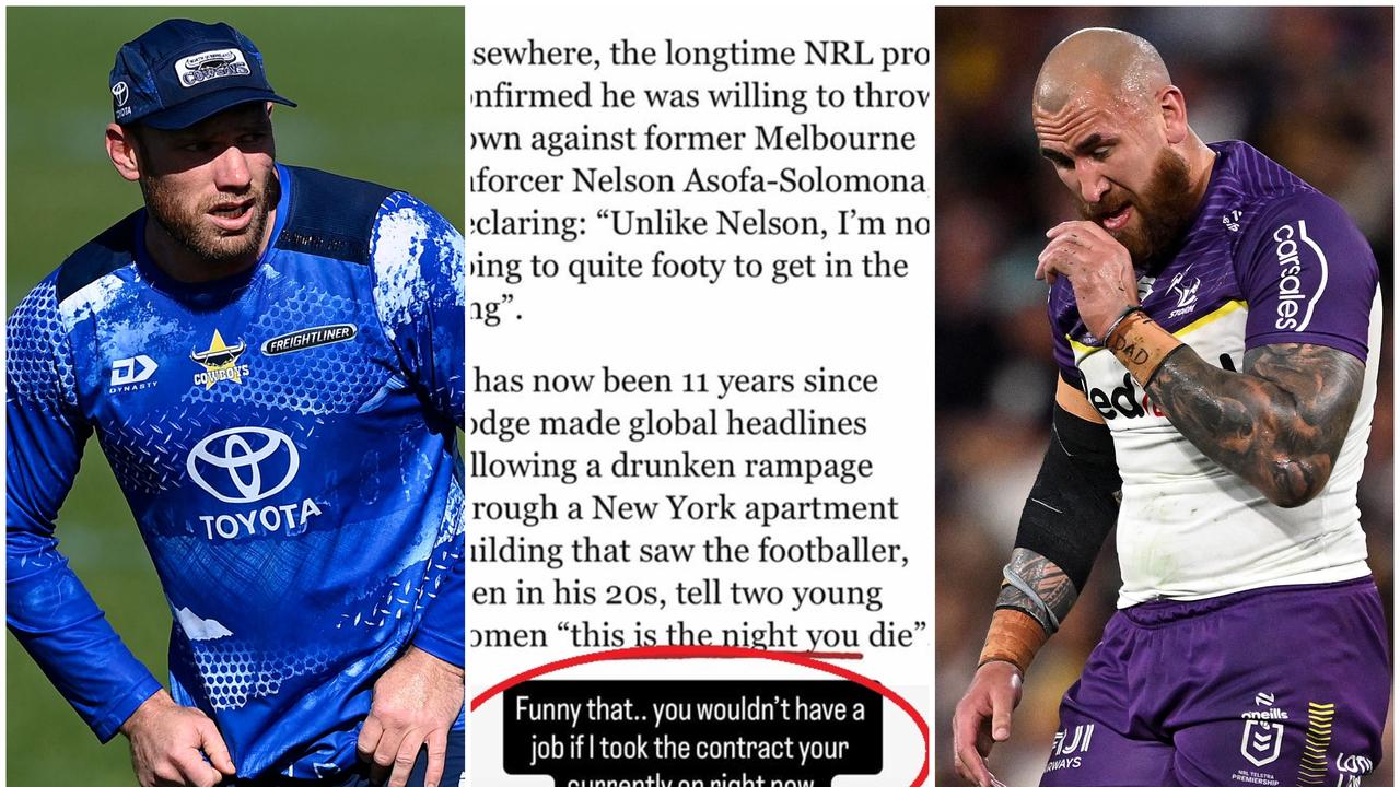 Matt Lodge and Nelson Asofa-Solomona feud over fight threat, Las Vegas season opener, Bradman Best to meet Mike Tyson, latest news