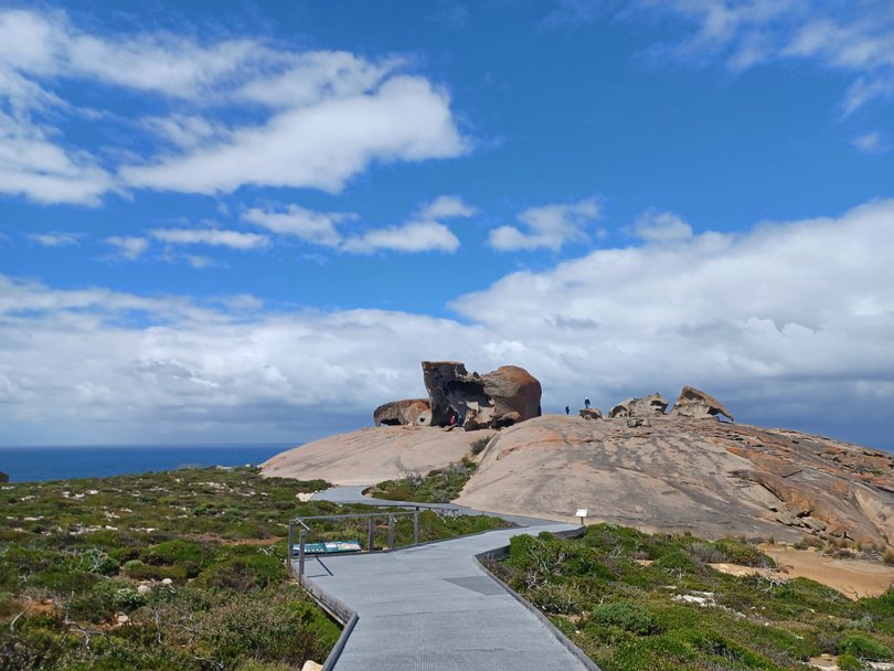 The boardwalk to The Remarkables on Kangaroo Island.