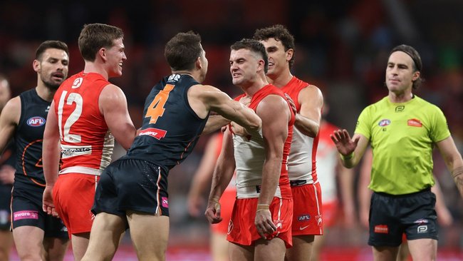 There is no love lost between the Giants and the Swans.