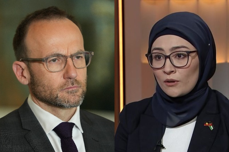 Adam Bandt and Fatima Payman composite