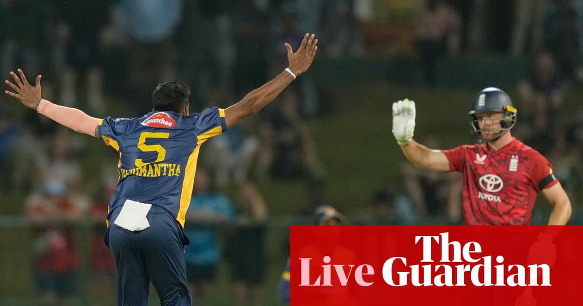 Sri Lanka v England: third men’s cricket T20 international – live | Cricket