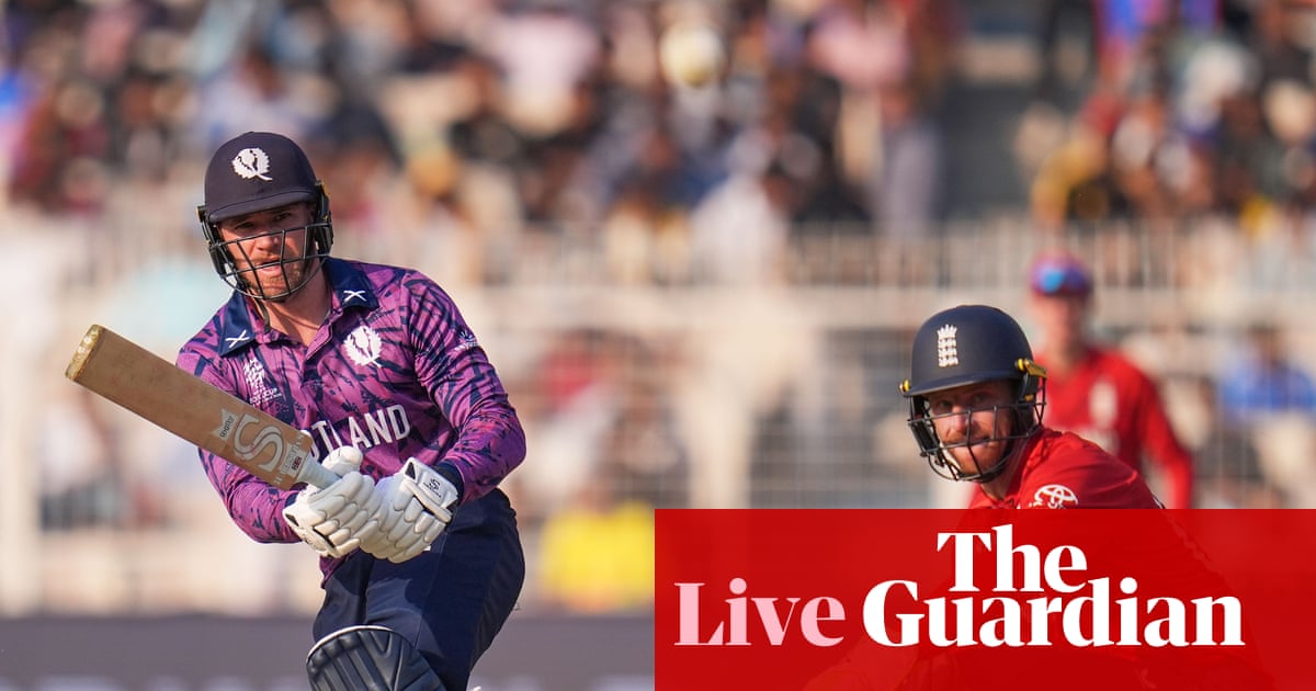 England v Scotland: T20 World Cup cricket updates – live | T20 World Cup 2026