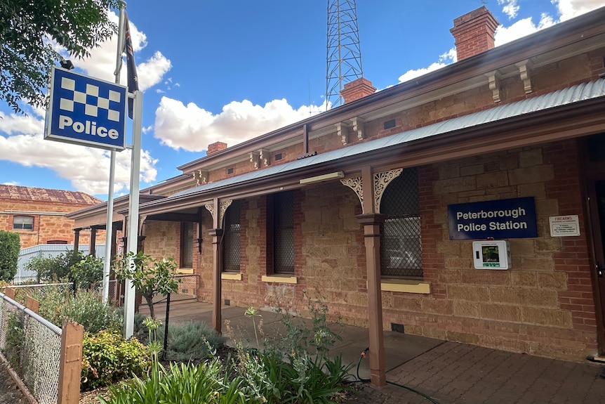 The police station at Peterborough.