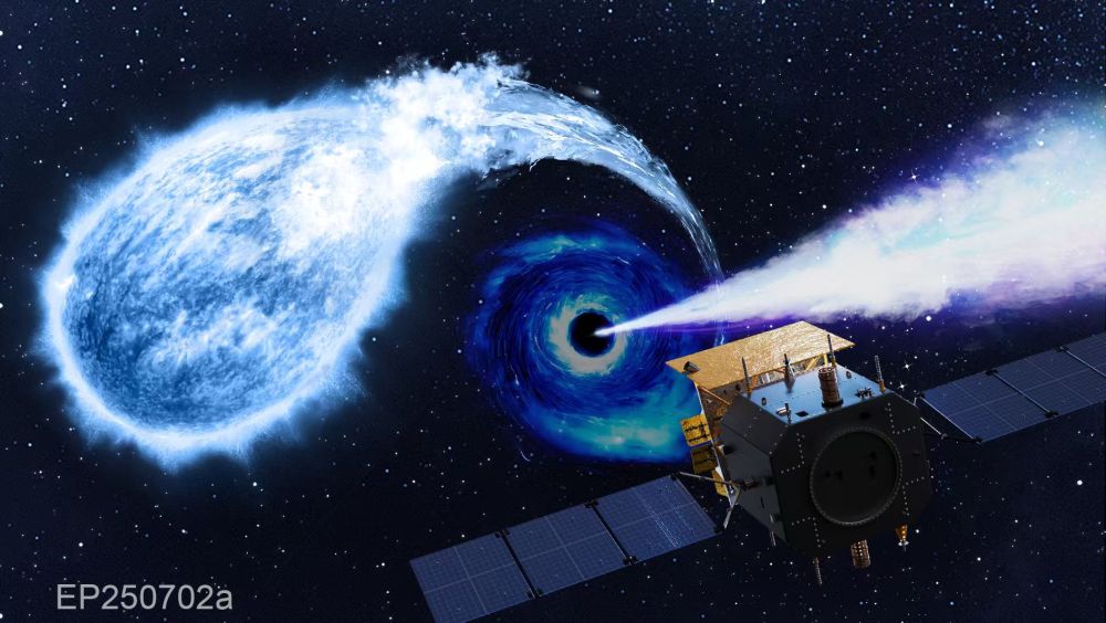 China's Tianguan satellite likely captures black hole devouring white dwarf