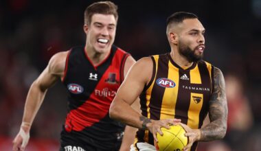 Jarman Impey on Zach Merrett trade period, Will Day injury, Hawthorn Hawks, midfield options, latest news