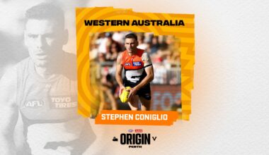Coniglio Selected for AFL Origin
