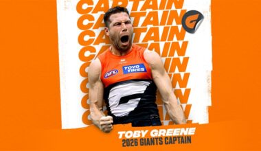 Toby to Continue Captaincy