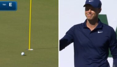 Cam Davis almosts records rare hole in on Par 4, reaction, what happened, Phoenix Open leaderboard, tee times, scores, PGA Tour, news