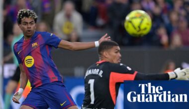 European football: Lamine Yamal claims first hat-trick as Barça go four points clear | European club football