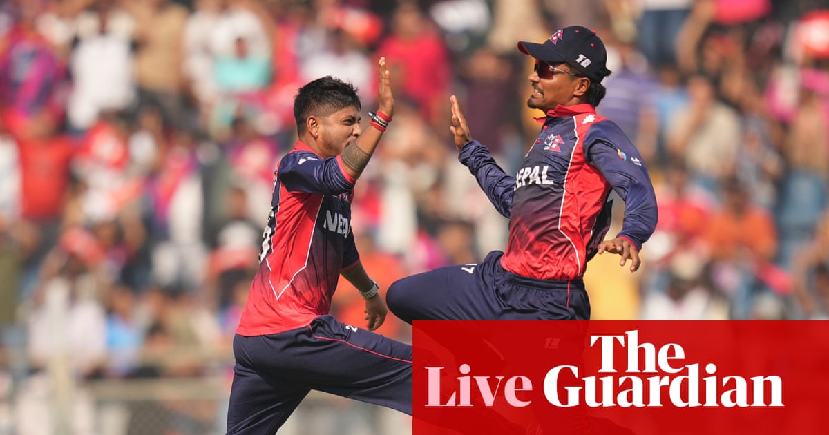 England v Nepal: Men’s T20 World Cup 2026 – live updates | T20 World Cup 2026