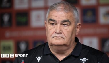 WRU Community Game Board chair John Manders during a press conference