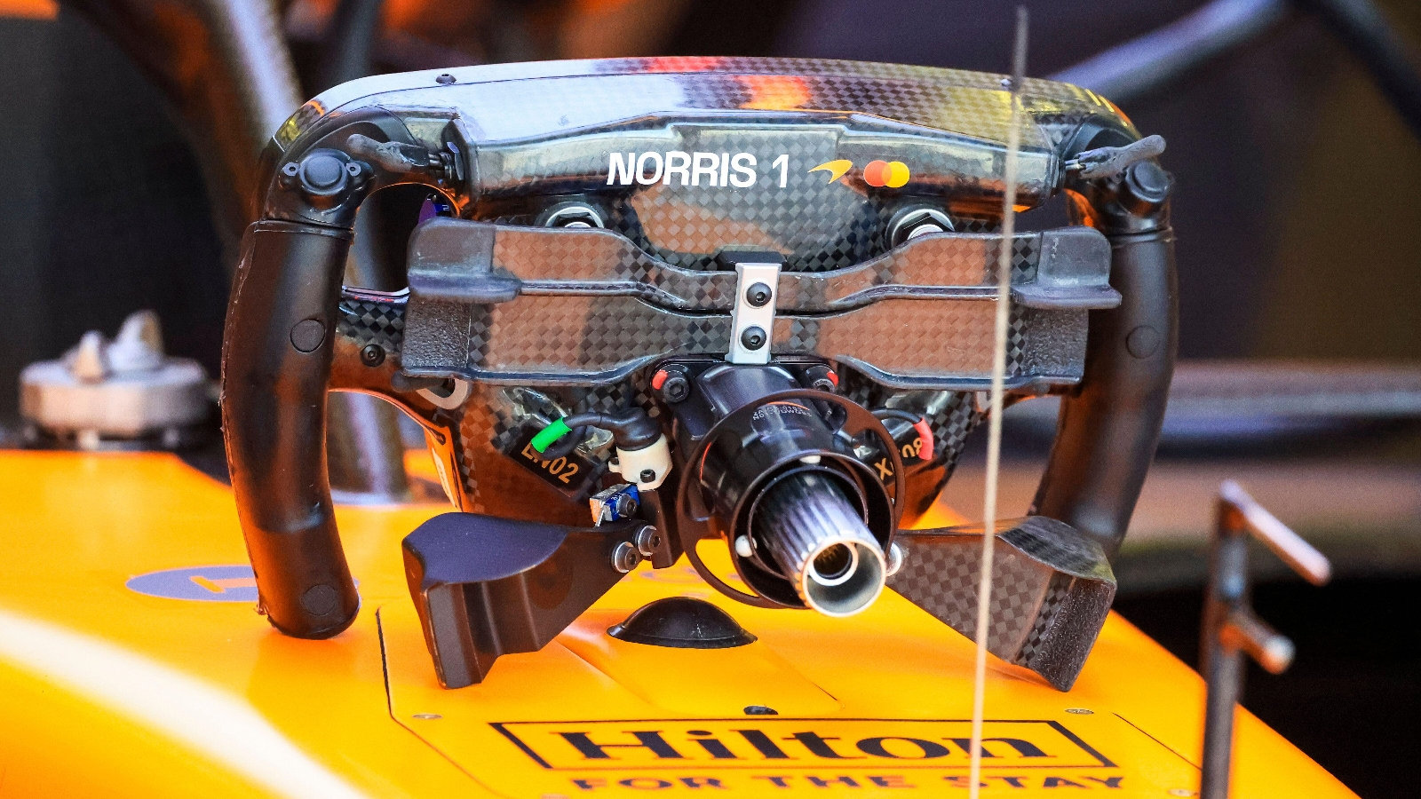 McLaren MCL40 steering wheel
