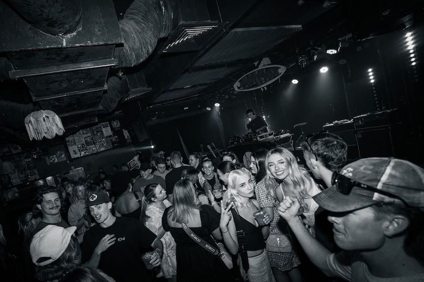 Crowd shot at live music venue