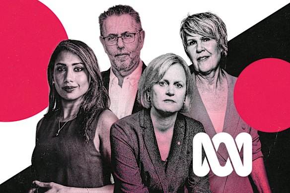 Radio National broadcasters (from left) Latika Bourke, Dr Norman Swan, Sally Sara and Fran Kelly.