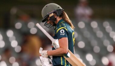 Disappointment as Aussies go down to India in Ellyse Perry’s milestone game