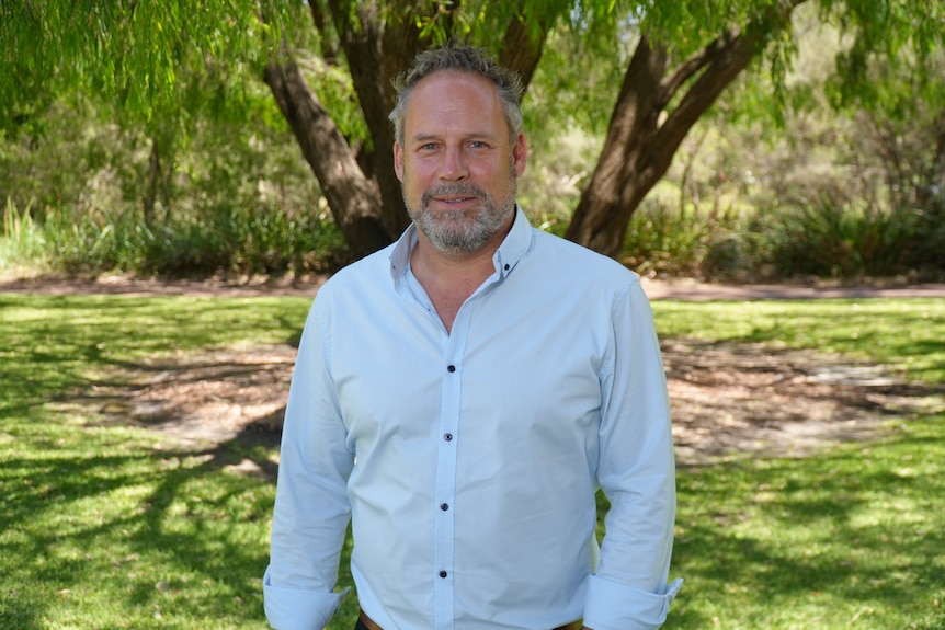 Busselton Mayor Phil Cronin at a local park.
