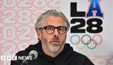 LA 2028 Olympics chief 'deeply regrets' flirty emails with Ghislaine Maxwell - BBC