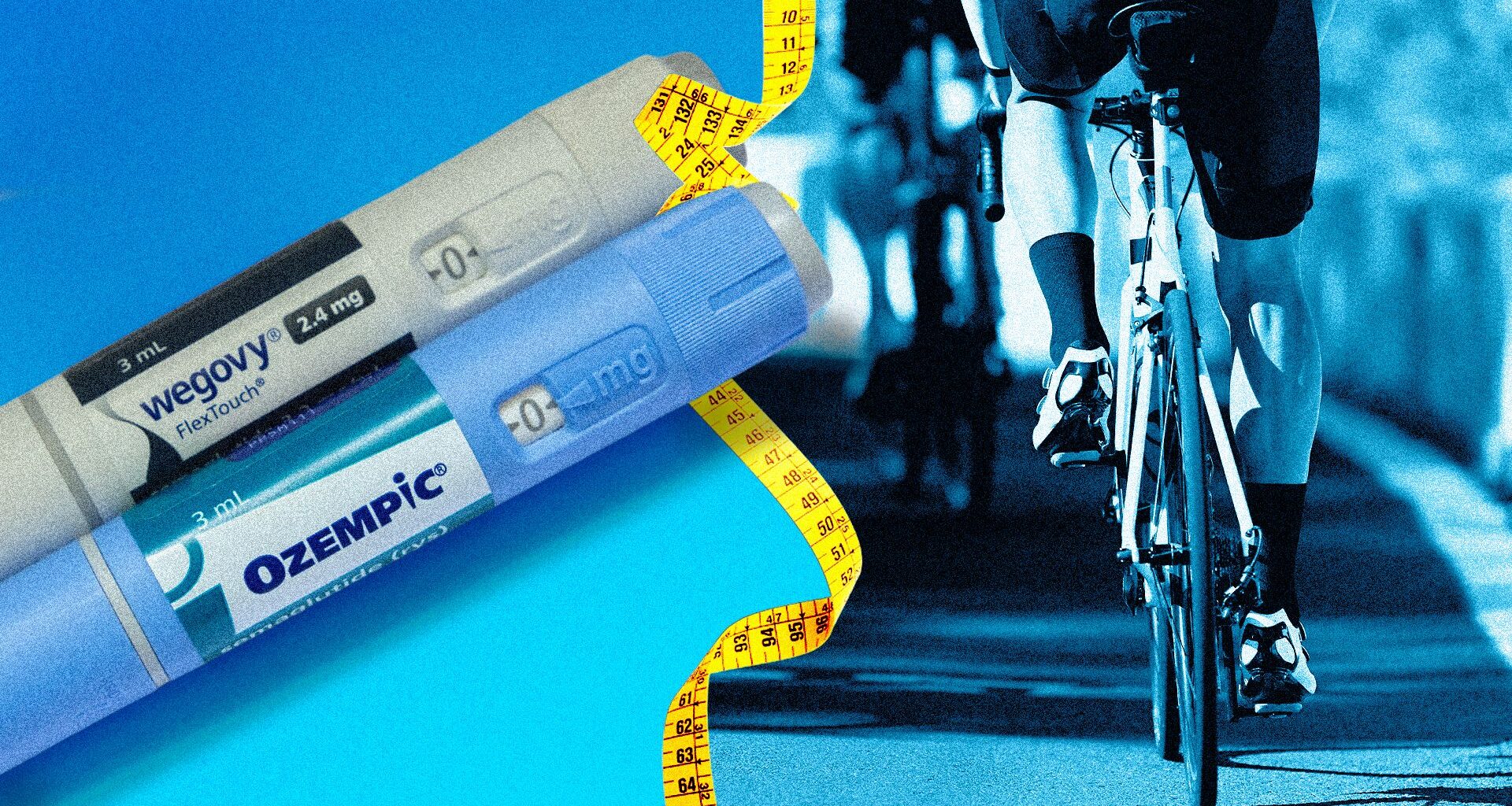 A weight loss jab and a cyclist