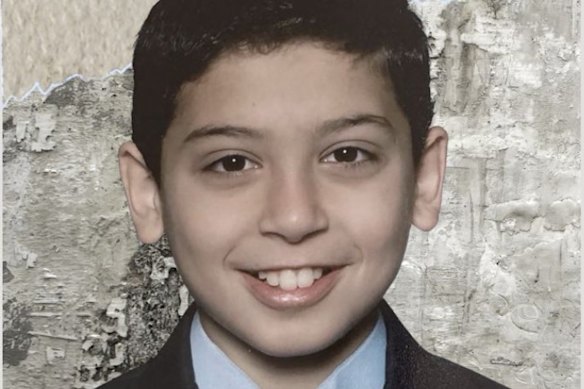 Yusuf Zahab in a school photograph from Sydney, Australia, before he was taken to Islamic State (ISIS) territory as a child. This photograph was produced as part of the SBS Dateline program “Finding Yusuf”.