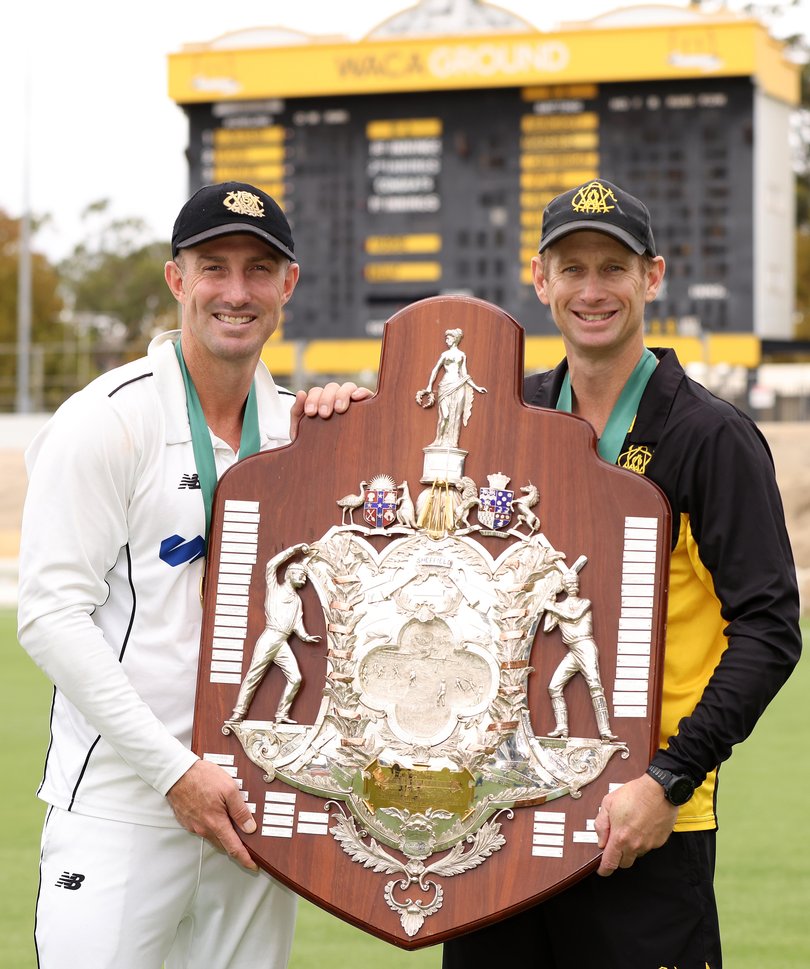 Shaun Marsh and Adam Voges of Western Australia.