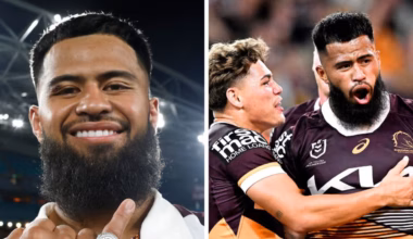 Payne Haas has sensationally quit the Broncos for the Rabbitohs. Image: Getty