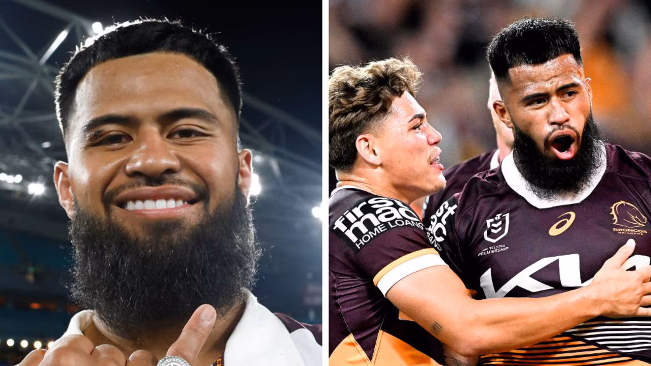 Payne Haas has sensationally quit the Broncos for the Rabbitohs. Image: Getty