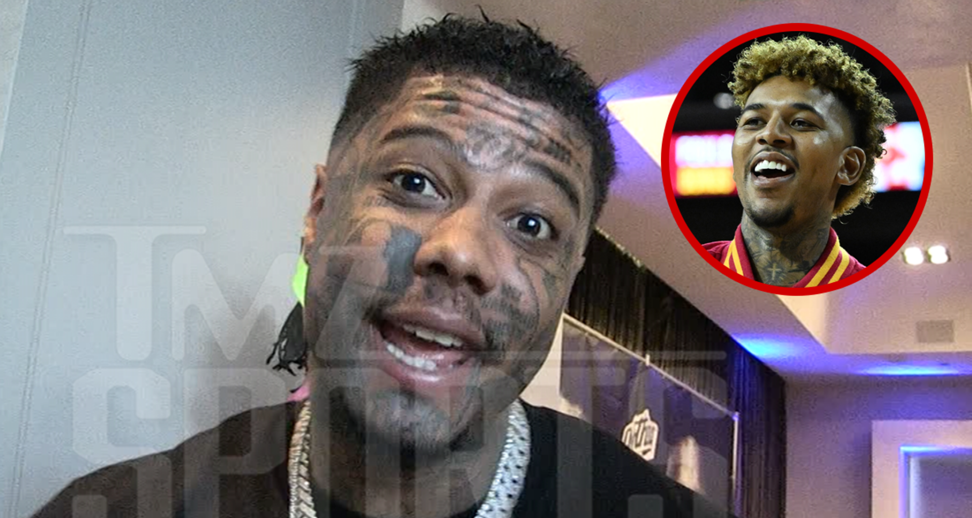 Blueface Threatens To 'Dribble' Swaggy P’s Head In Celebrity Boxing Match