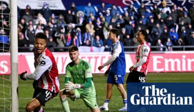 Macclesfield’s fairytale FA Cup run ended by Heathcote’s own goal against Brentford | FA Cup