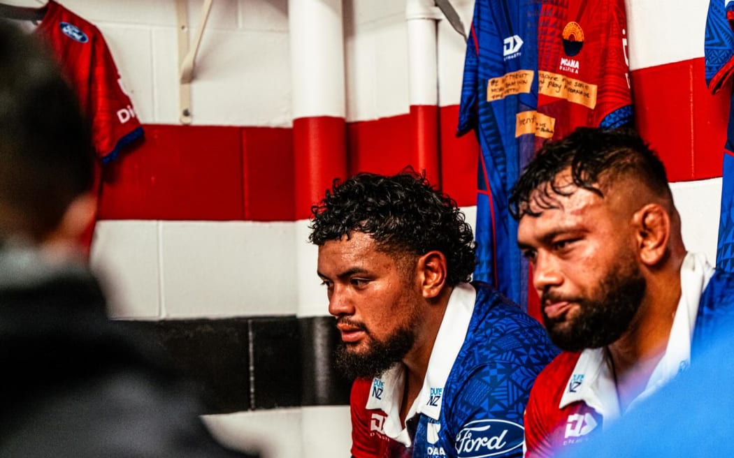 There were grim faces all around in the Moana Pasifika locker room at halftime on Friday. Pukekohe February 2026