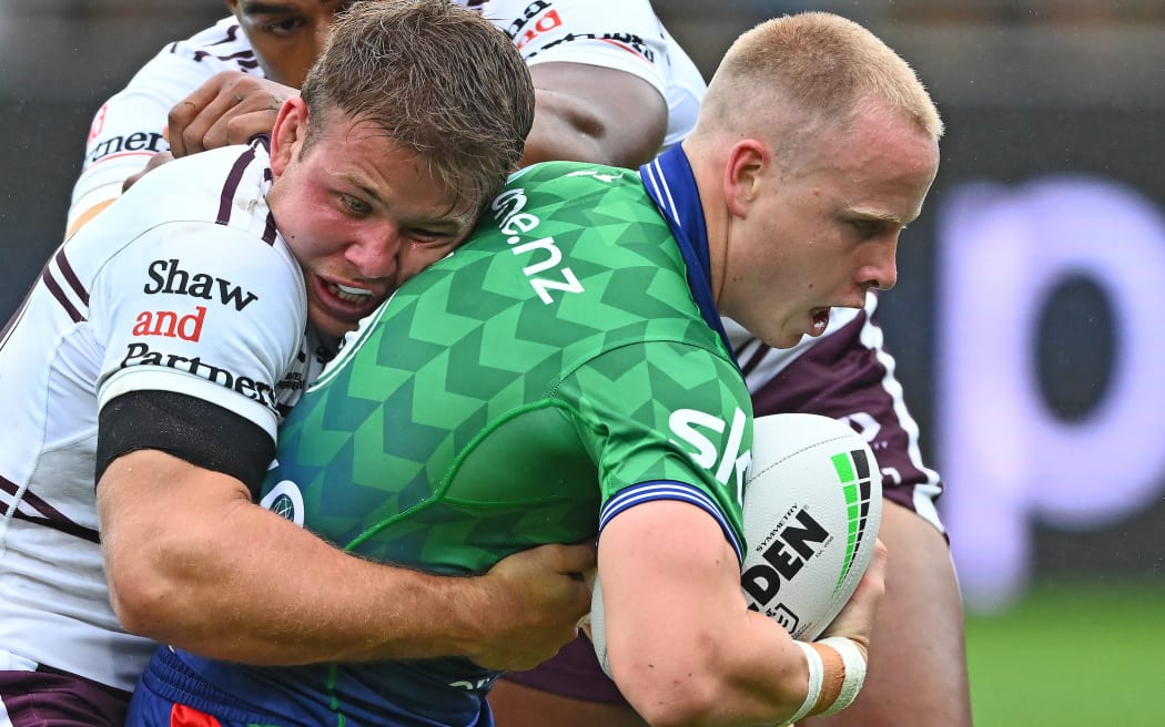 Warriors player Luke Hanson, NRL Pre Season Challenge, NZ Warriors v Sea Eagles. McLean Park, Napier. Saturday 14 February, 2026