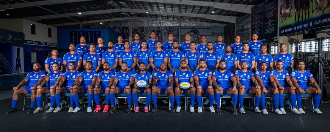 The 2026 Fijian Drua squad ahead of their season opener against Moana Pasifika in Lautoka on Saturday. Photo: Fijian Drua
fijian drua 2026 squad.jpg