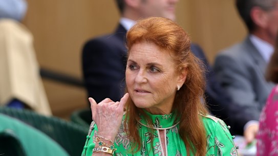 Sarah Ferguson at Wimbledon earlier this year. Prince Andrew’s ex-wife will no longer be known as the Duchess of York.