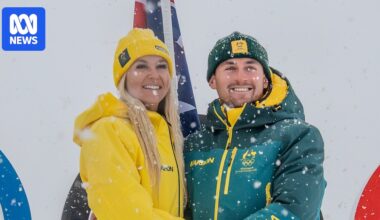 Danielle Scott, Cooper Woods named as Winter Olympic Games closing ceremony flag-bearers