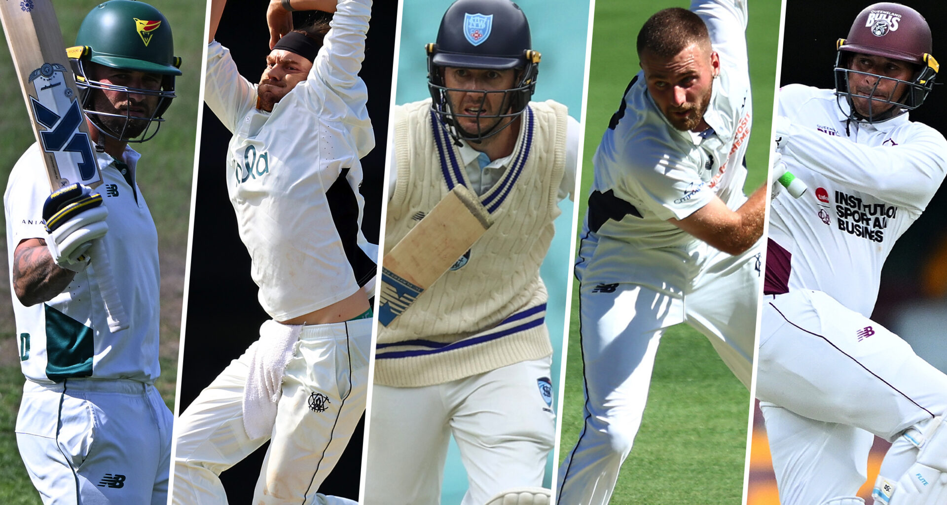 All the Sheffield Shield squads for round six