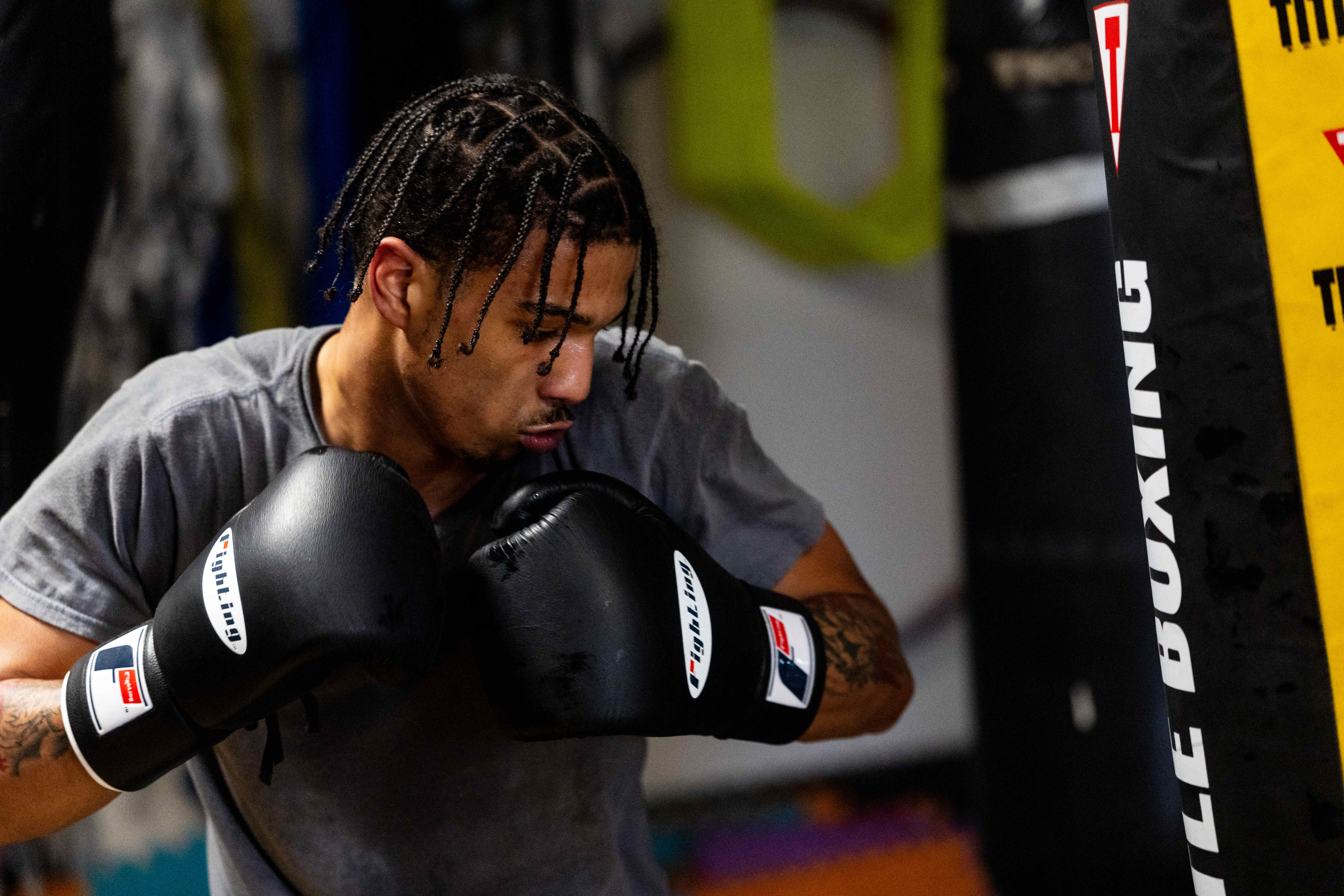 Evan Jackson, 19, of Kalamazoo, trains for the USA Boxing International Open at Kzoo Boxing on Tuesday, Feb. 3, 2026. , The Open, which is expected to draw elite amateur talent and emerging future stars to Colorado, is Jackson’s biggest challenge yet.
