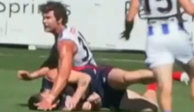 Fox Footy AFL Daily for Sunday February 22, Charlie Comben MRO tackle, Cooper Hodge draft call between Hawthorn and Brisbane