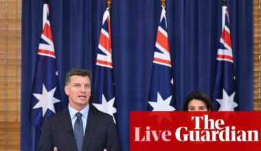 Australia politics live: Angus Taylor targets immigration in first address as Liberal leader; Pauline Hanson says ‘different jockey, same dead horse’ | Australia news