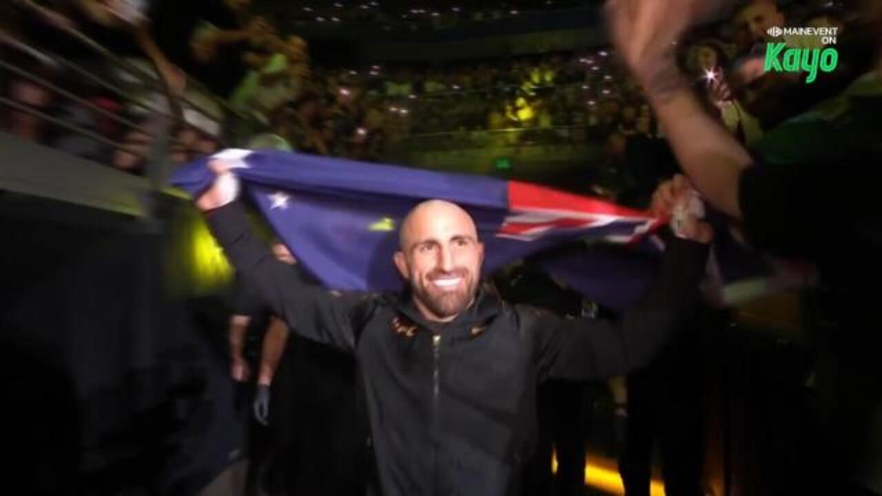 Goosebumps as Volk walks out in Sydney