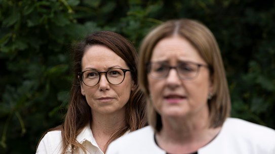 Premier Jacinta Allan and Treasurer Jaclyn Symes release the government response to the Silver review.