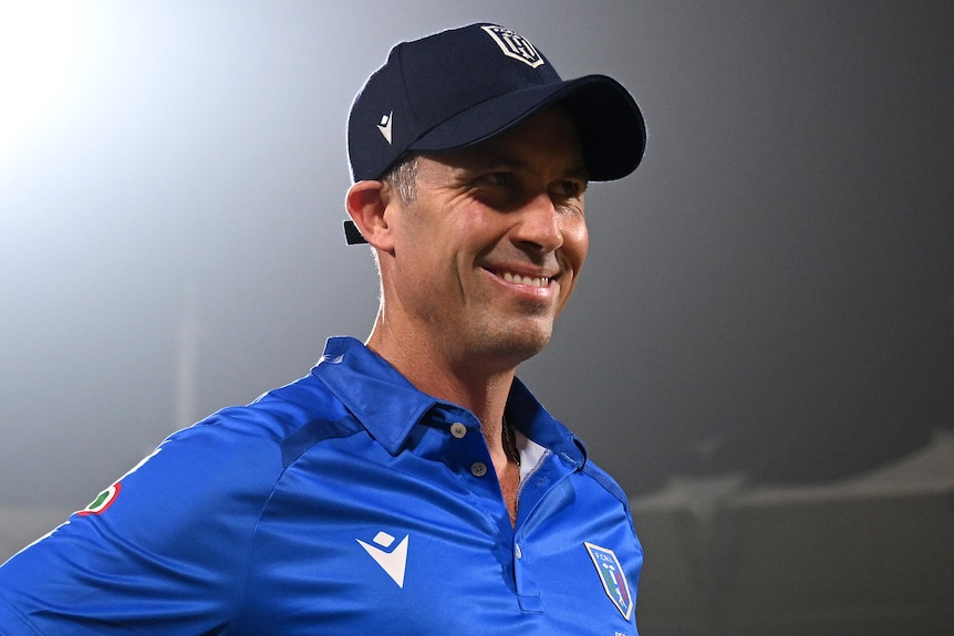 Wayne Madsen with his hands on his hips