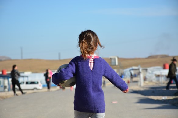 Al-Roj refugee camp in northern Syria.