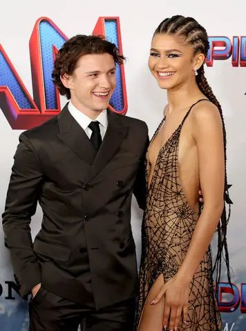 Tom Holland and Zendaya in 2021. Emma McIntyre/Getty