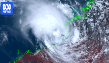 Tropical Cyclone Mitchell forms off Western Australia's Pilbara coast