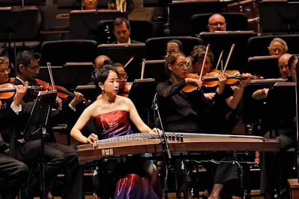 Mindy Meng Wang performs with the Melbourne Symphony Orchestra on Saturday, February 21. 