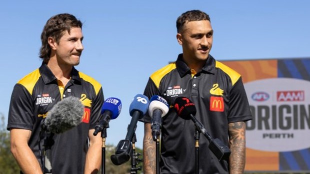 West Australia's Liam Baker and Shai Bolton.