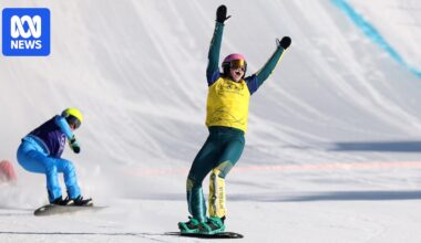 Winter Olympics 2026: Josie Baff claims Australia's second gold with stunning snowboard cross triumph