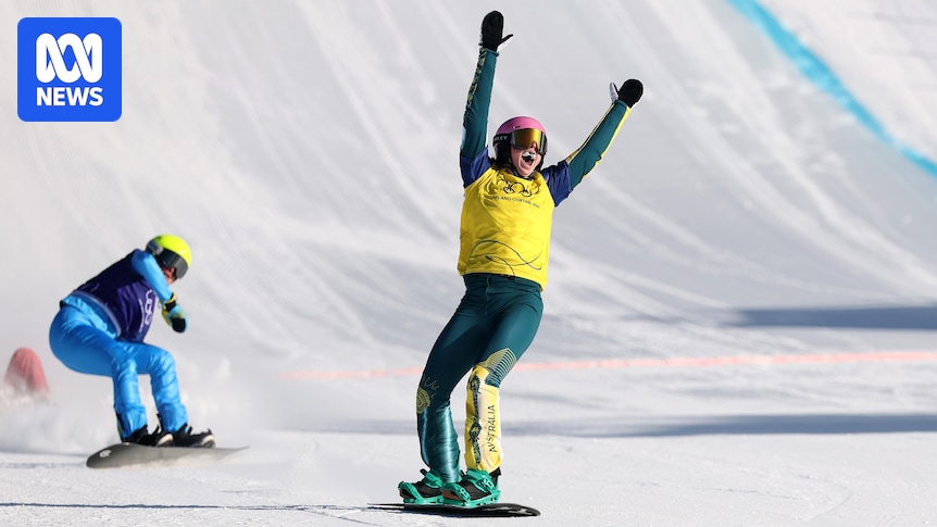 Winter Olympics 2026: Josie Baff claims Australia's second gold with stunning snowboard cross triumph
