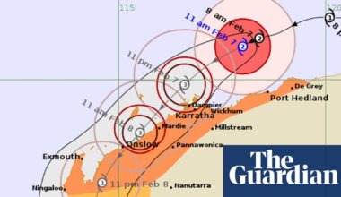 Cyclone Mitchell intensifies as towns in north-west WA brace for winds, flooding | Australia weather