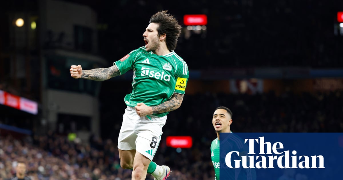 Sandro Tonali fires Newcastle past 10-man Aston Villa on bad night for officials | FA Cup