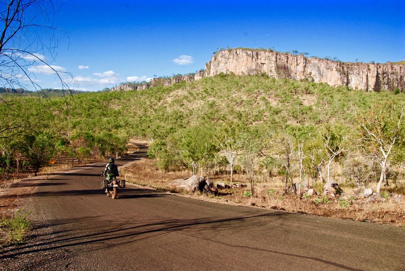 Riding against epic backdrops. 